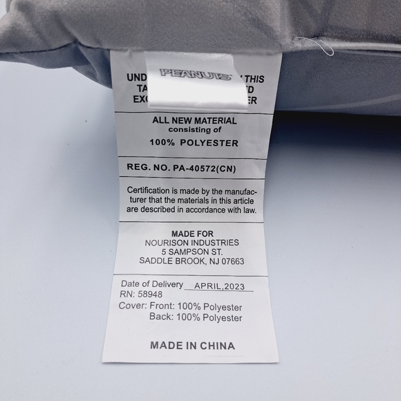 Peanuts Halloween Pillow with Snoopy and Woodstock Size 18x18 - Picture 8 of 8